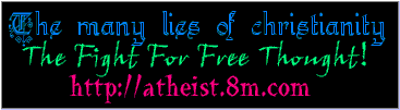 The Many Lies of christianity